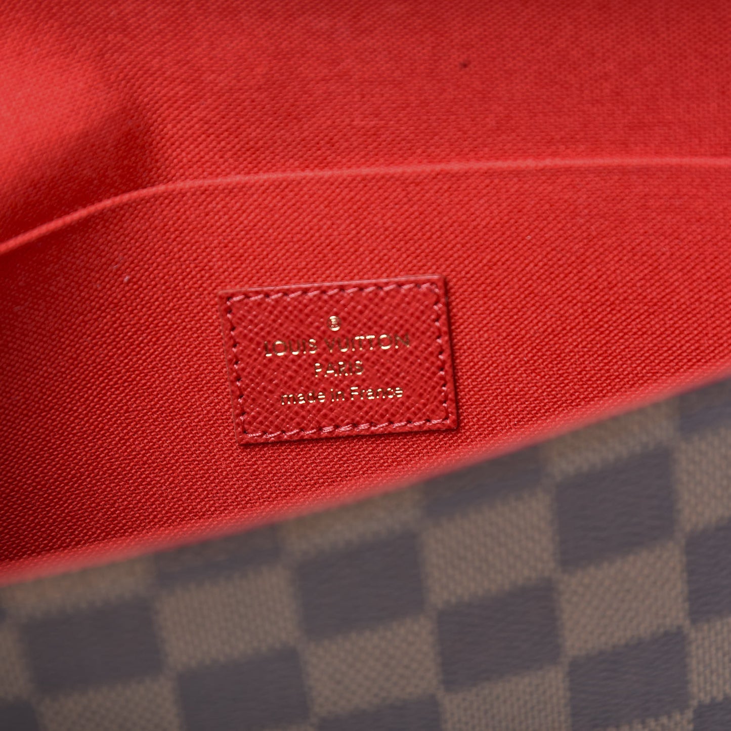 Damier Ebene Pochette Felicie Chain Wallet