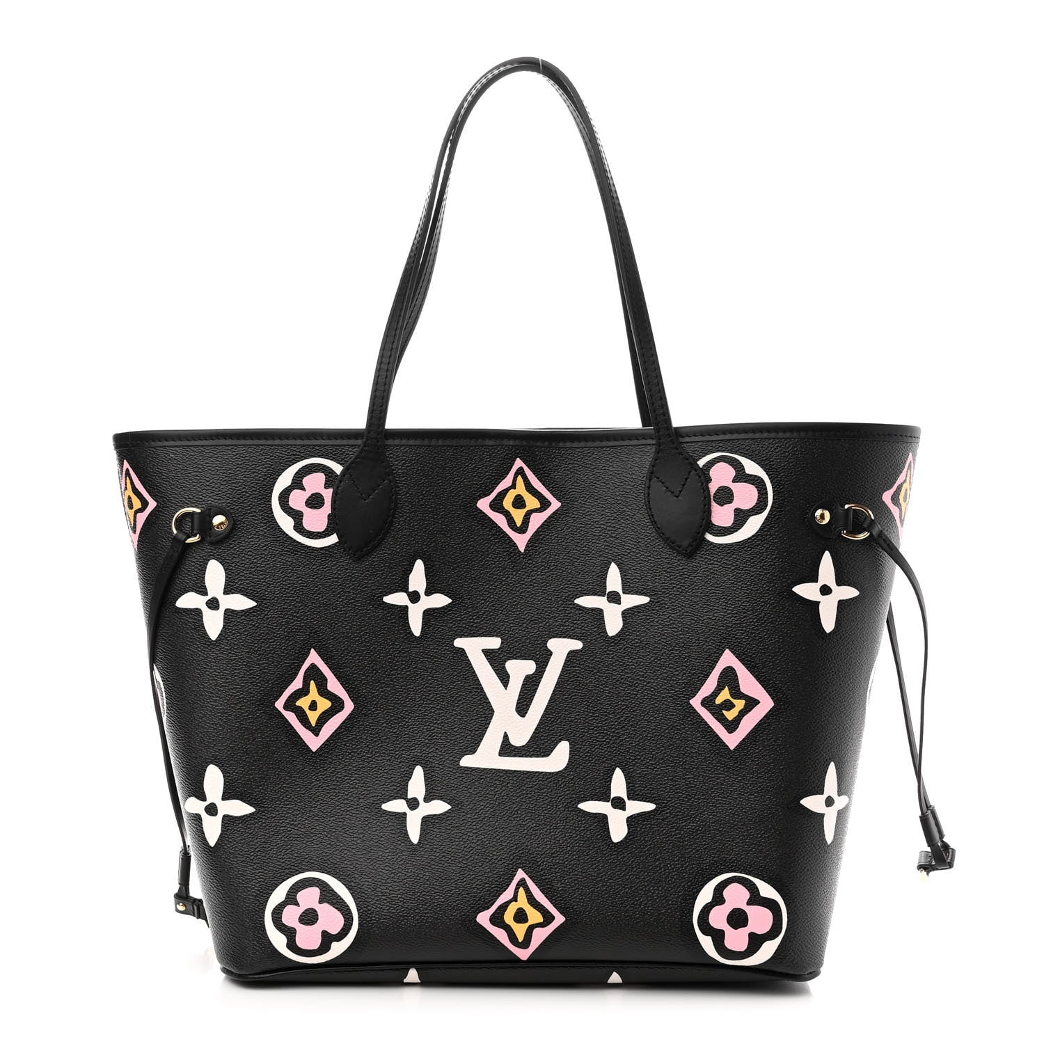 Louis Vuitton Monogram Giant Wild At Heart Neverfull MM Black 1 of 9
