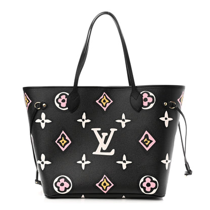 Louis Vuitton Monogram Giant Wild At Heart Neverfull MM Black 1 of 9