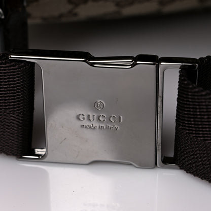 Gucci GG Monogram Double Pocket Belt Bag Dark Brown 16 of 16