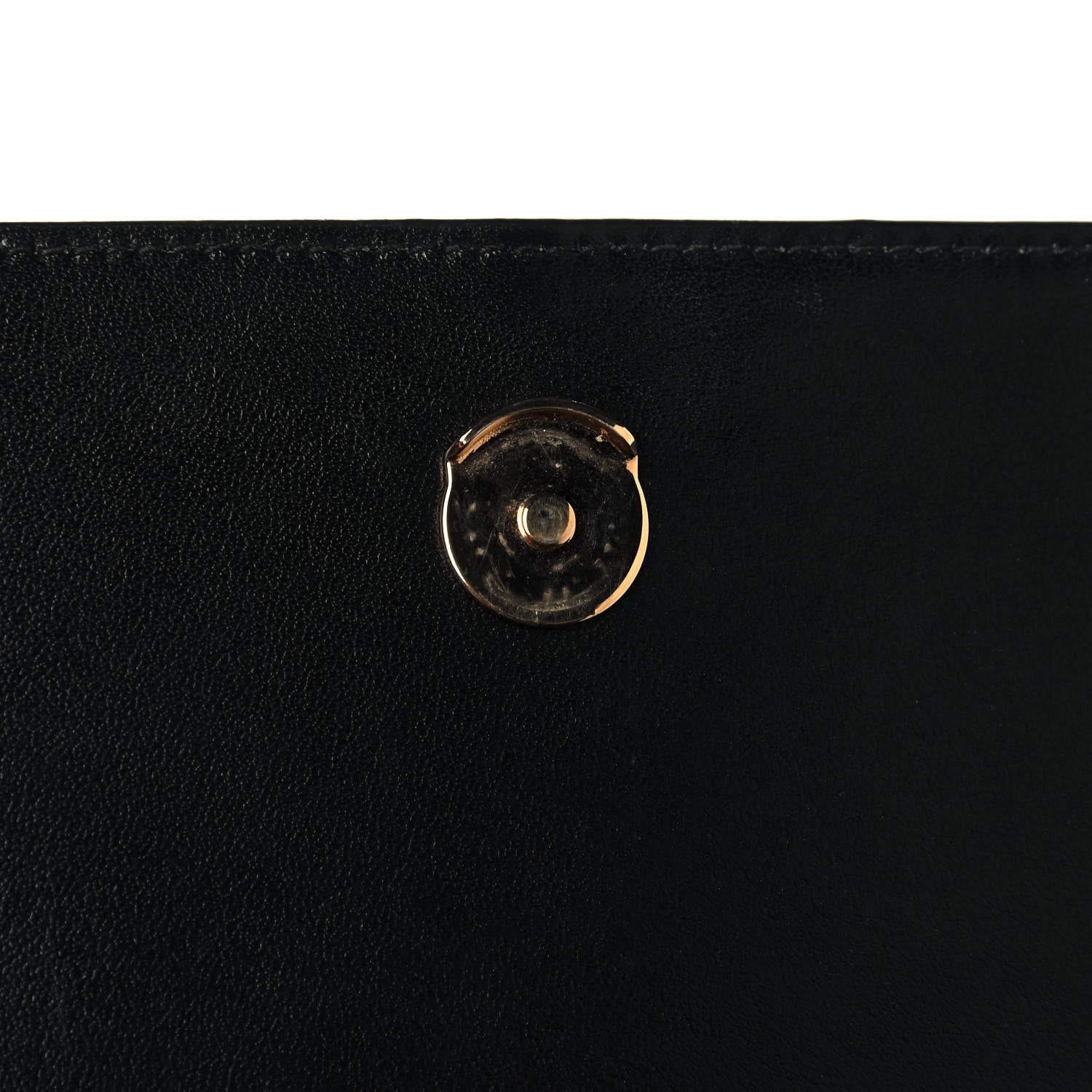 Saint Laurent Calfskin Crocodile Embossed Kate Monogram Tassel Chain Wallet Black 12 of 12