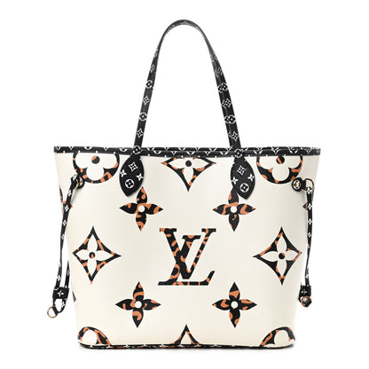 Louis Vuitton Monogram Giant Jungle Neverfull MM Ivory 1 of 13