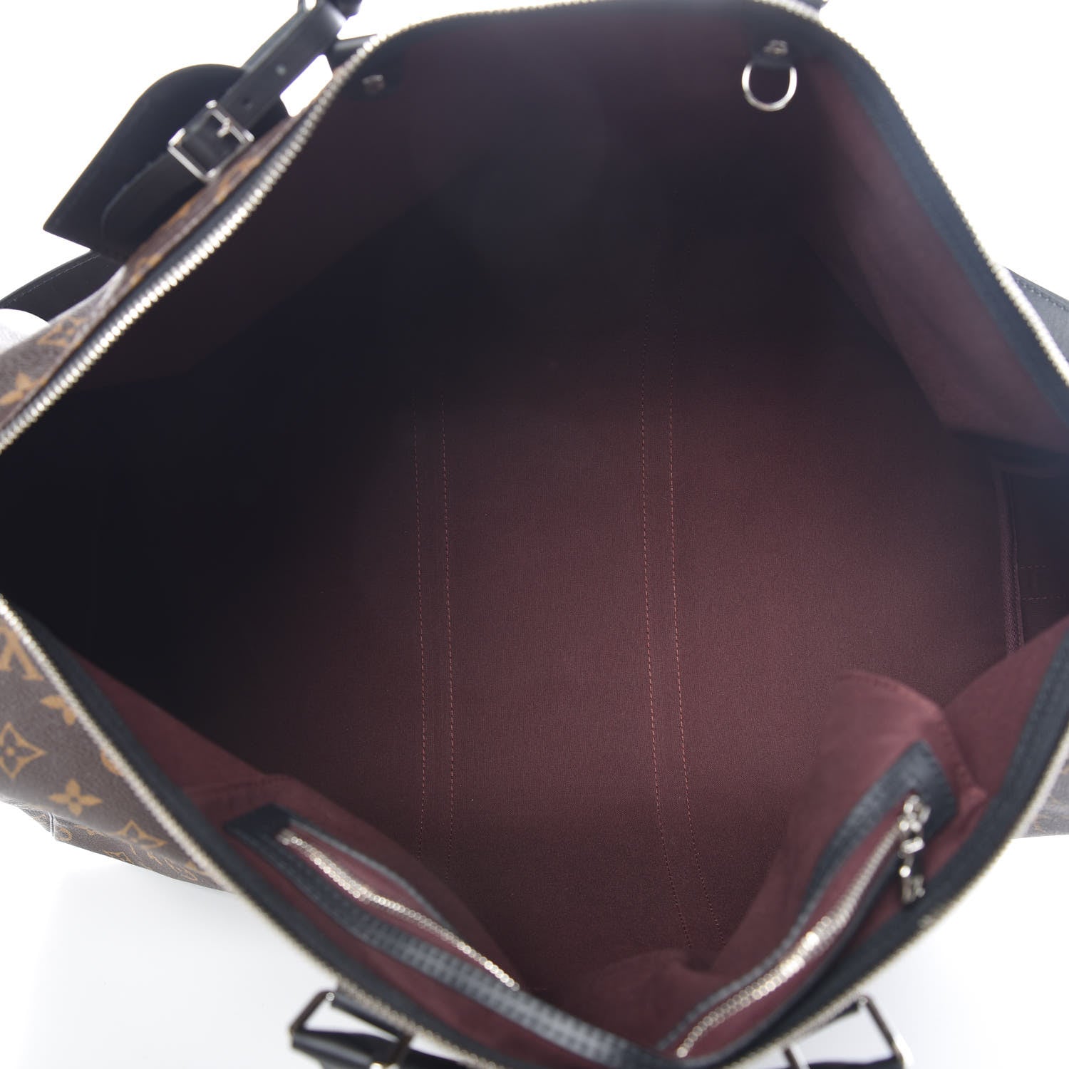 Louis Vuitton Monogram Macassar Keepall Bandouliere 55 5 of 9