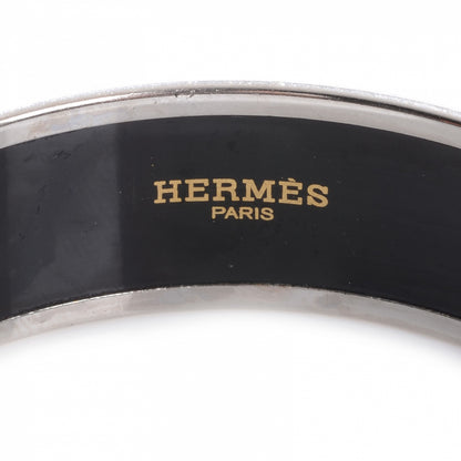 Hermes Enamel Printed Ex Libris Wide Bracelet 70 3 of 5