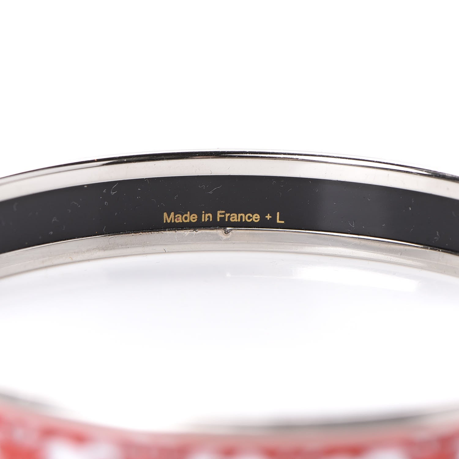 Hermes Enamel Printed Narrow Balcons Du Guadalquivir Bracelet 65 5 of 6