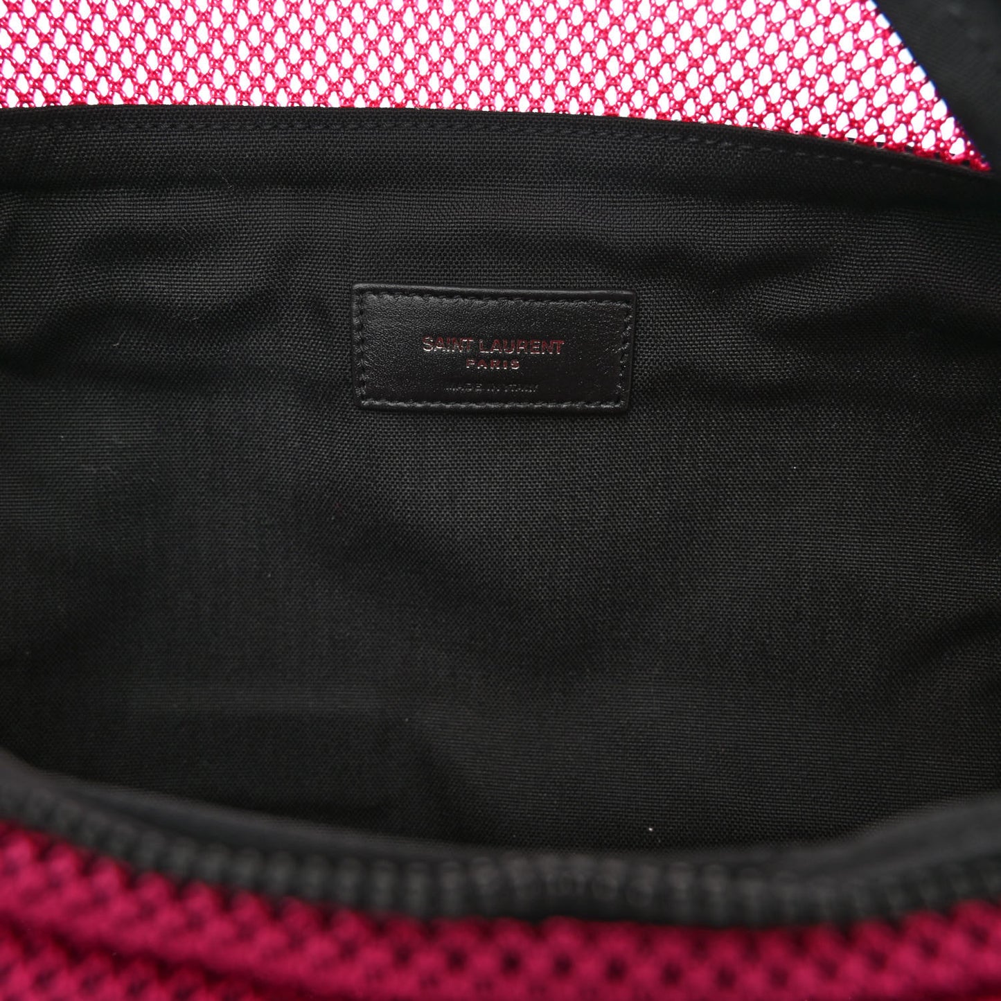 Nylon Mesh SLP Belt Bag Fuchsia