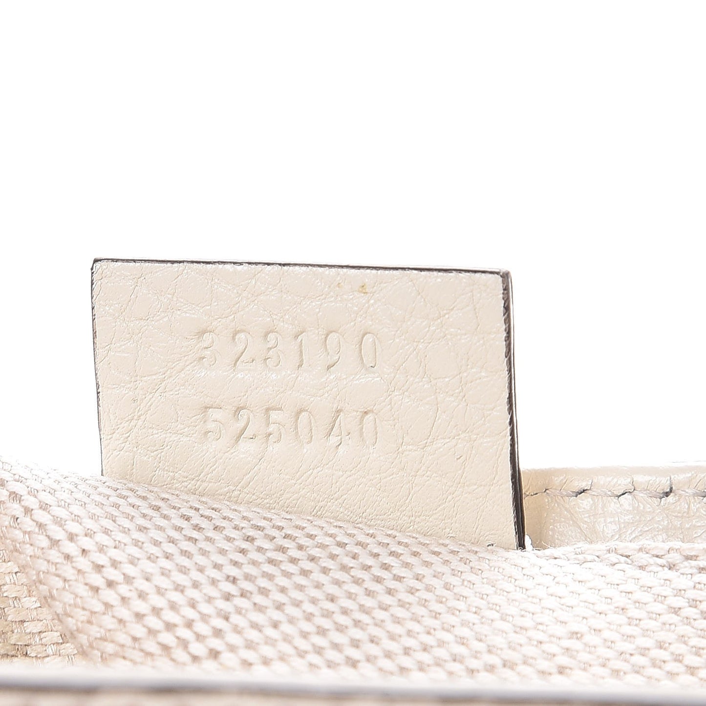 Pebbled Calfskin Small Soho Flap Crossbody Off White