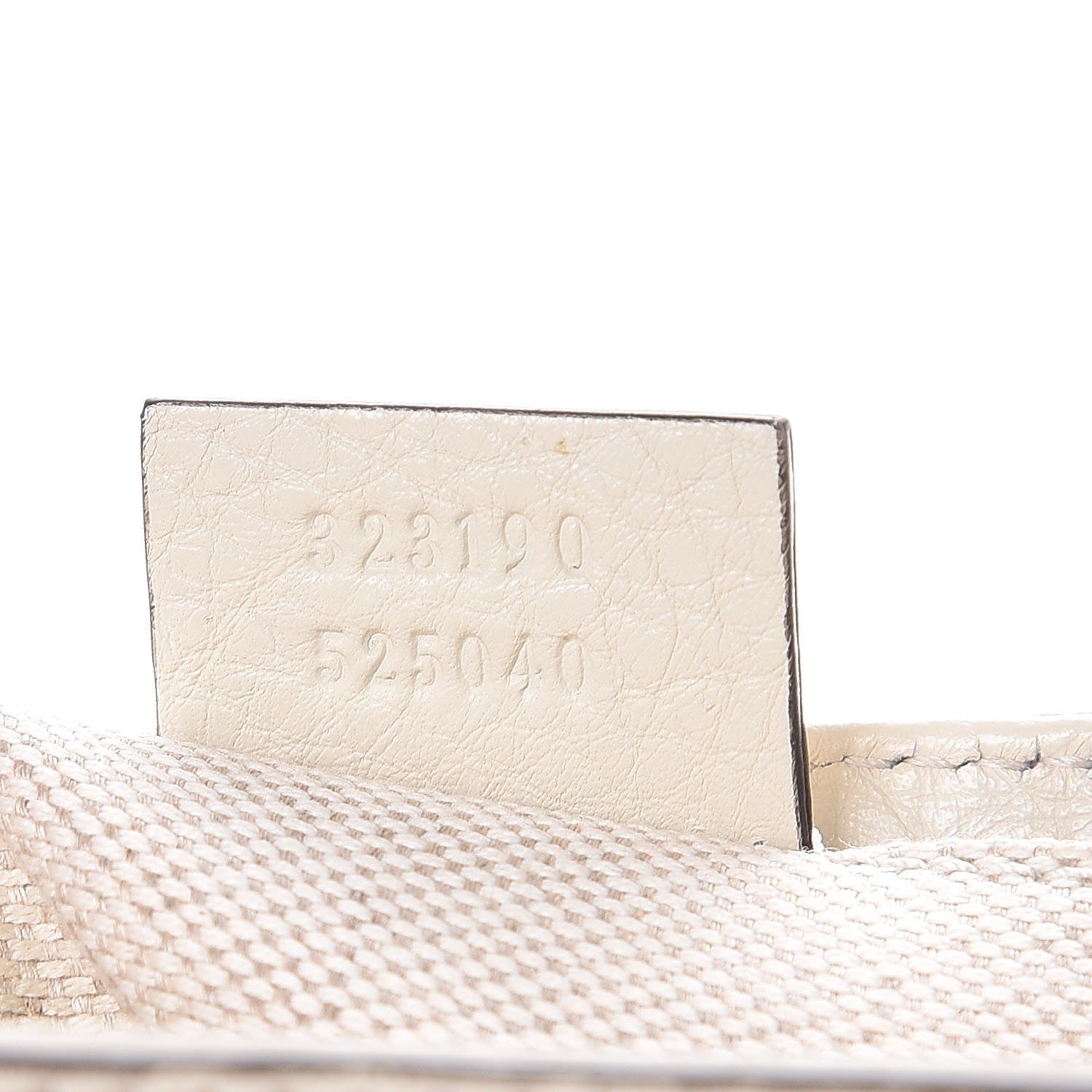 Gucci Pebbled Calfskin Small Soho Flap Crossbody Off White 7 of 8