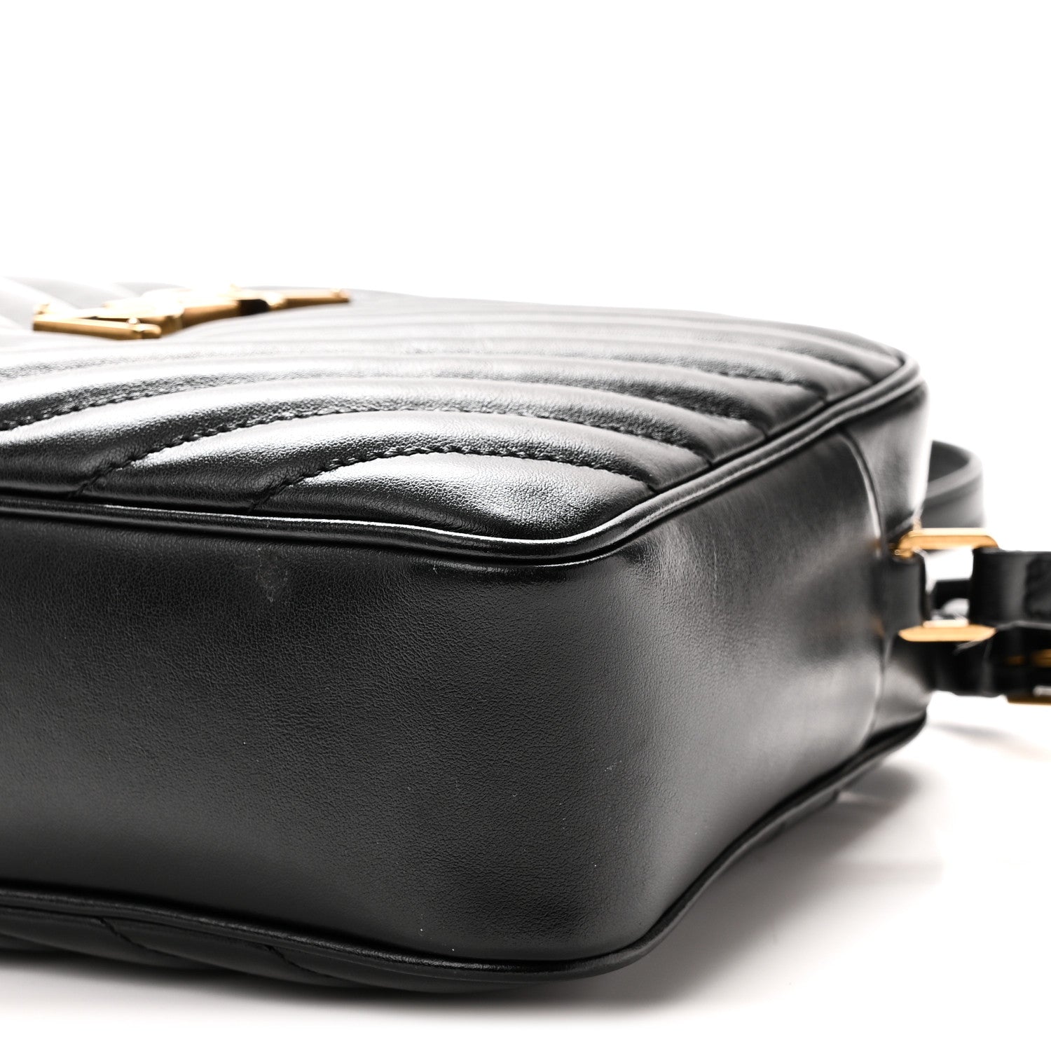 Saint Laurent Calfskin Matelasse Monogram Lou Camera Bag Black 10 of 10