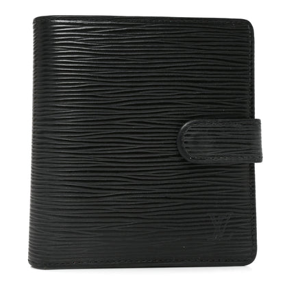 Louis Vuitton Epi Porte-Billets Compact Wallet Black 1 of 6