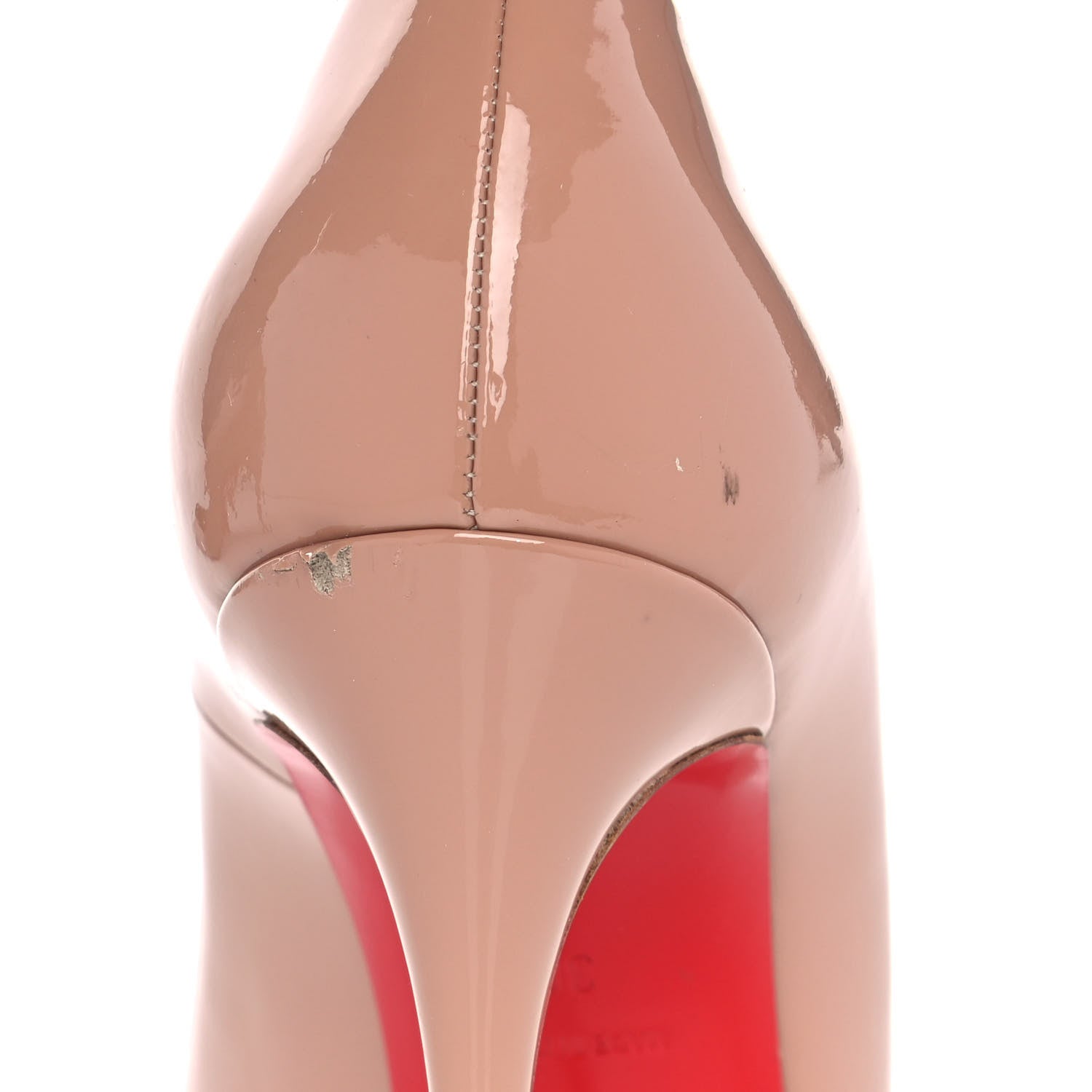 Christian Louboutin Patent So Kate 120 Pumps 38 Nude 12 of 13