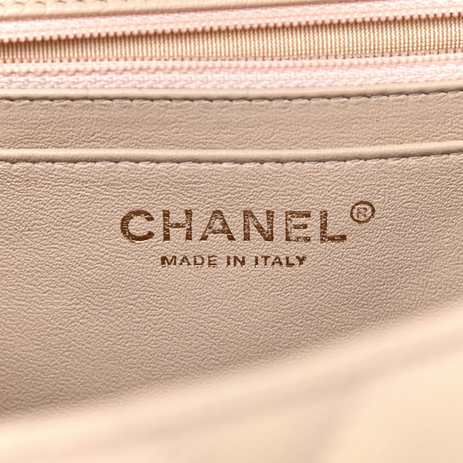 Chanel Caviar Quilted Jumbo Single Flap Beige 6 of 9