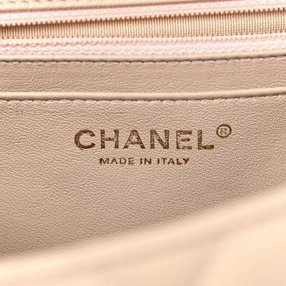 Chanel Caviar Quilted Jumbo Single Flap Beige 6 of 9