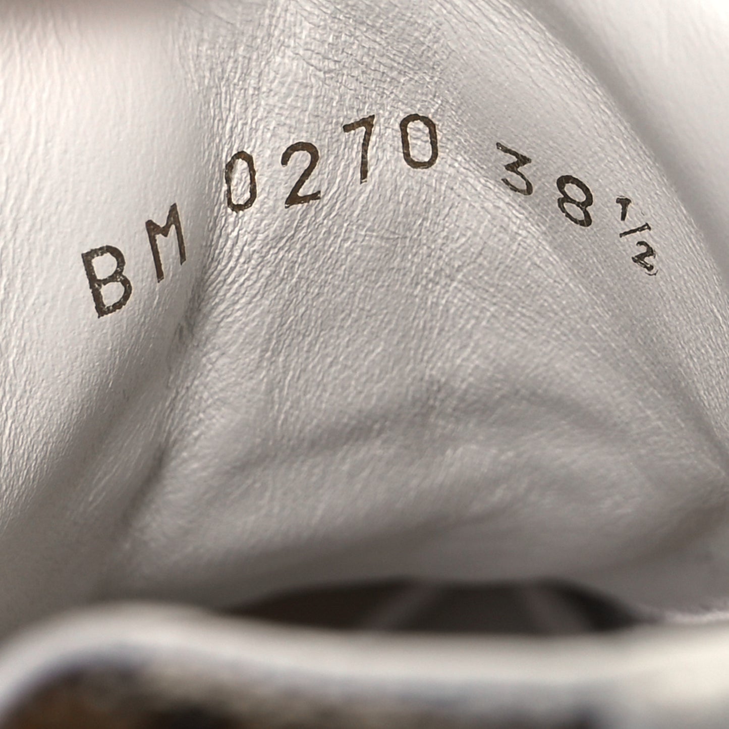 Calfskin Monogram Run Away Sneakers 38.5 White