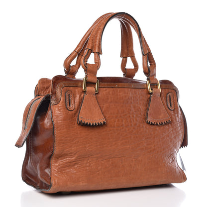 Chloe Goatskin Elvire Tote Brown 3 of 15