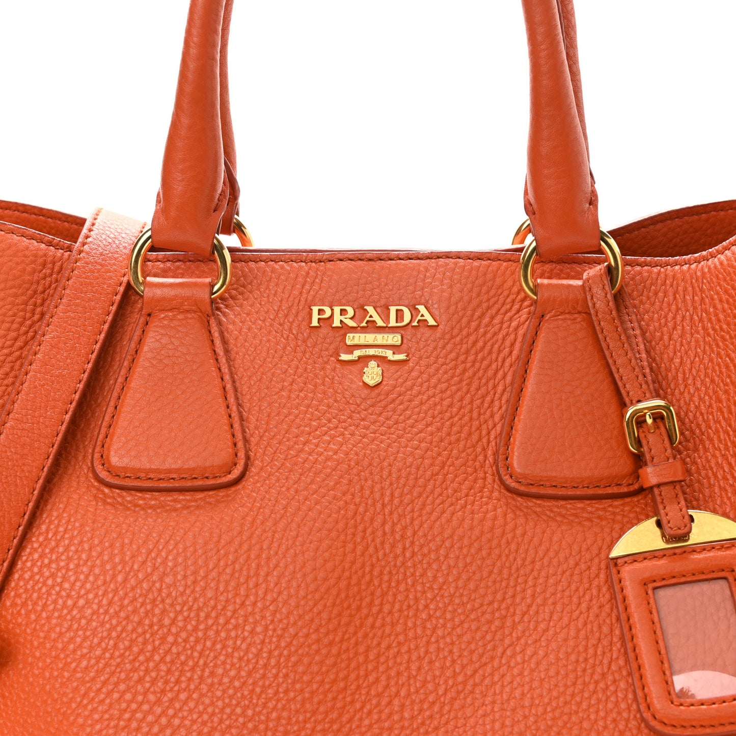 Vitello Daino Tote Papaya
