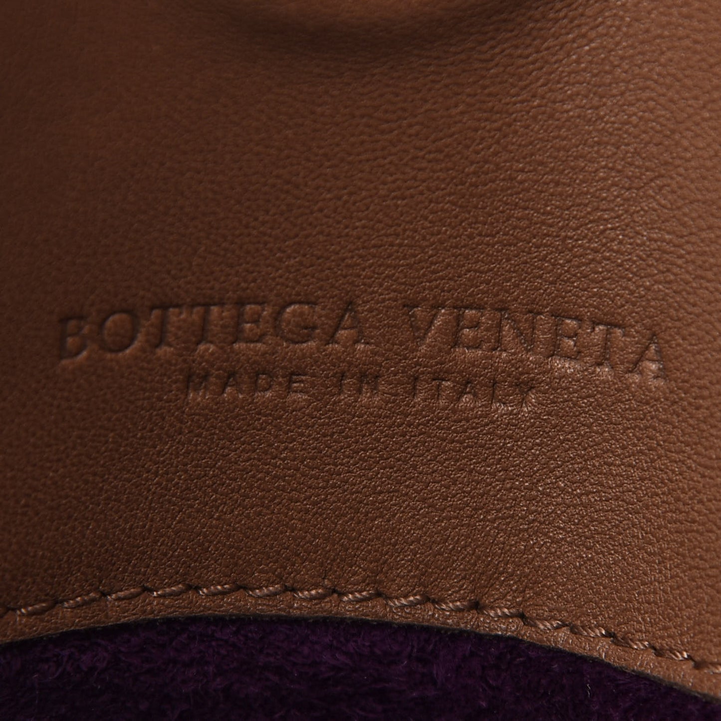 Nappa Intrecciato Medium Campana Toffee