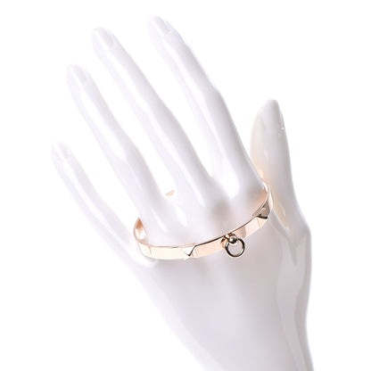 Hermes 18K Rose Gold PM Collier De Chien Bracelet ST 2 of 5