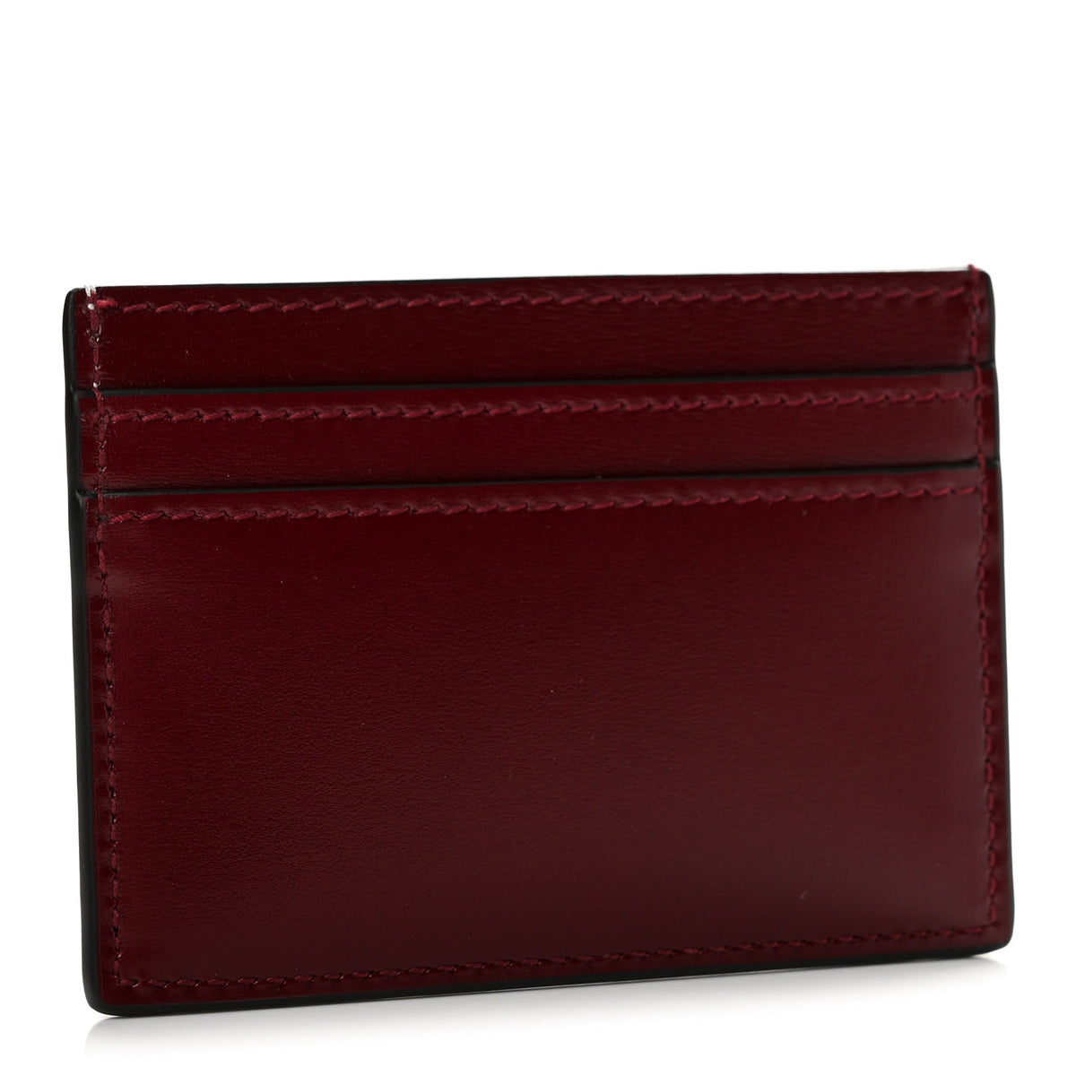 Gucci Calfskin Logo Card Holder Burgundy 3 of 7