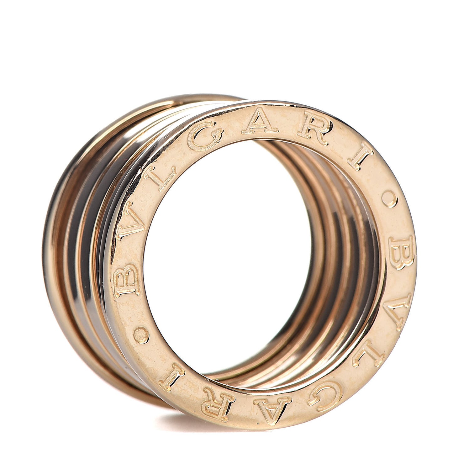 18K Yellow Gold B.Zero1 Four-Band Ring 48 4.5