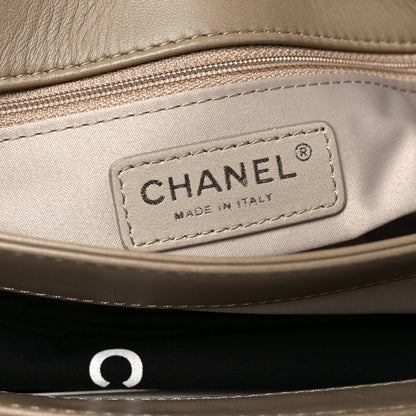 Chanel Patent Quilted 3 Jumbo Flap Light Brown 6 of 10