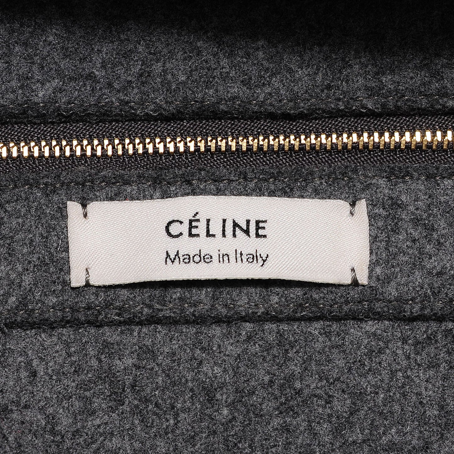 Wool Felt Orb Bag Grey