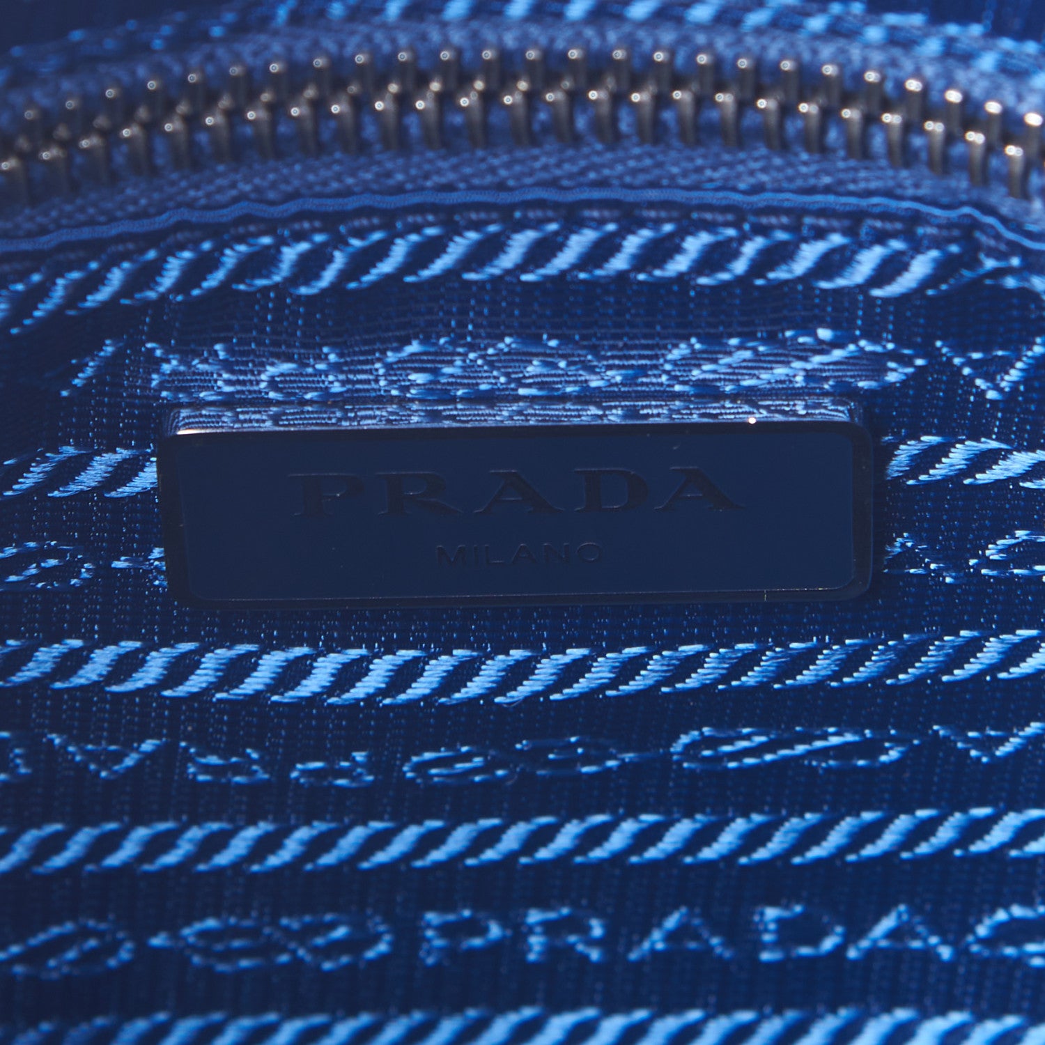 Prada Nylon Tessuto Impuntu Quilted Backpack Bluette 7 of 8