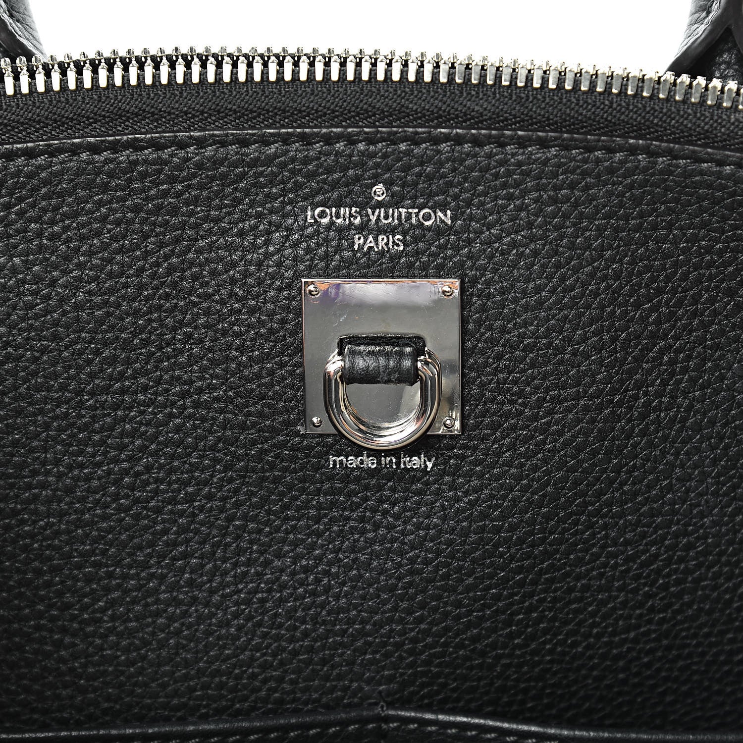 Louis Vuitton Taurillon City Steamer MM Black Beige 6 of 11