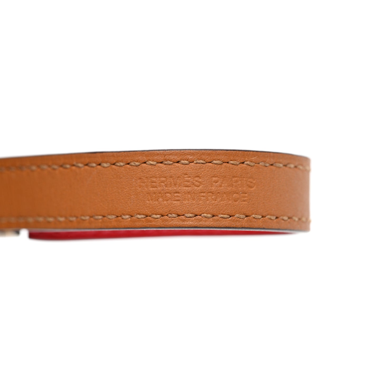Epsom Rivale Double Tour Bracelet S Rouge Casaque