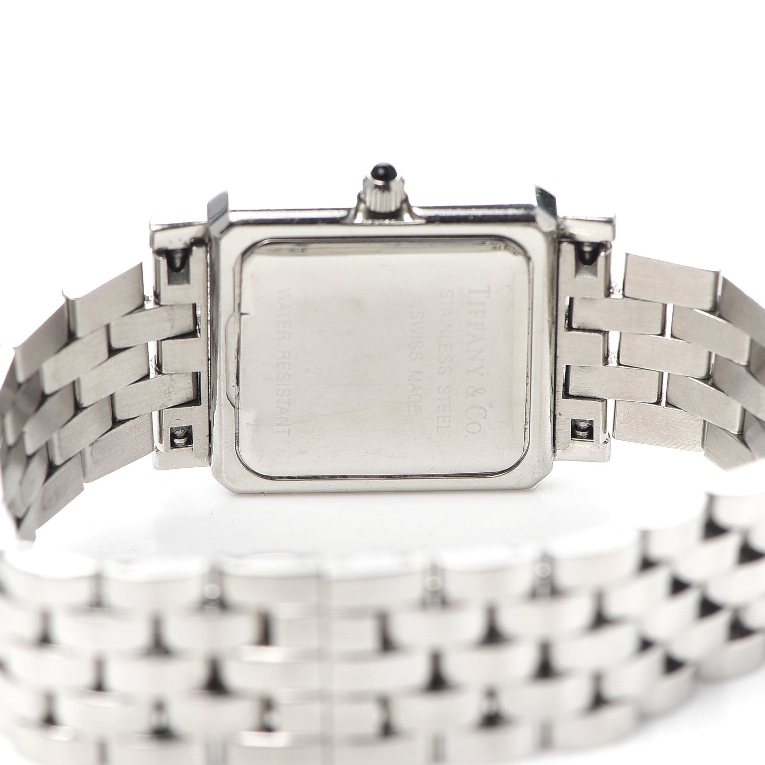 Tiffany Stainless Steel 24mm Classic Square Quartz Watch 4 of 6