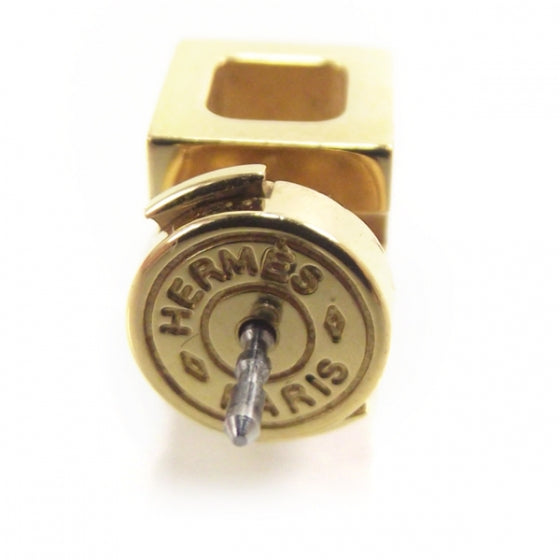 Hermes Gold Cage d H Earrings Gold 3 of 4