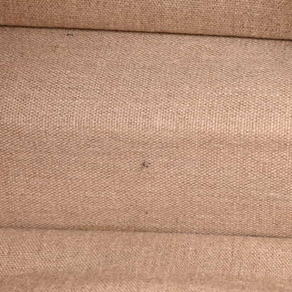 Saint Laurent Linen Calfskin Rive Gauche Tote Optic White 12 of 17