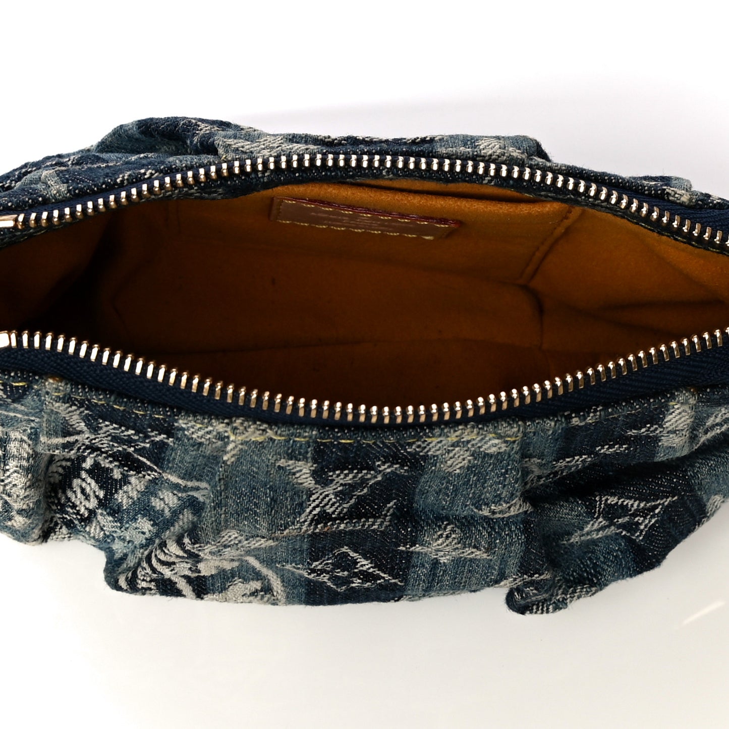 Denim Raye Trousse Cosmetic Pouch