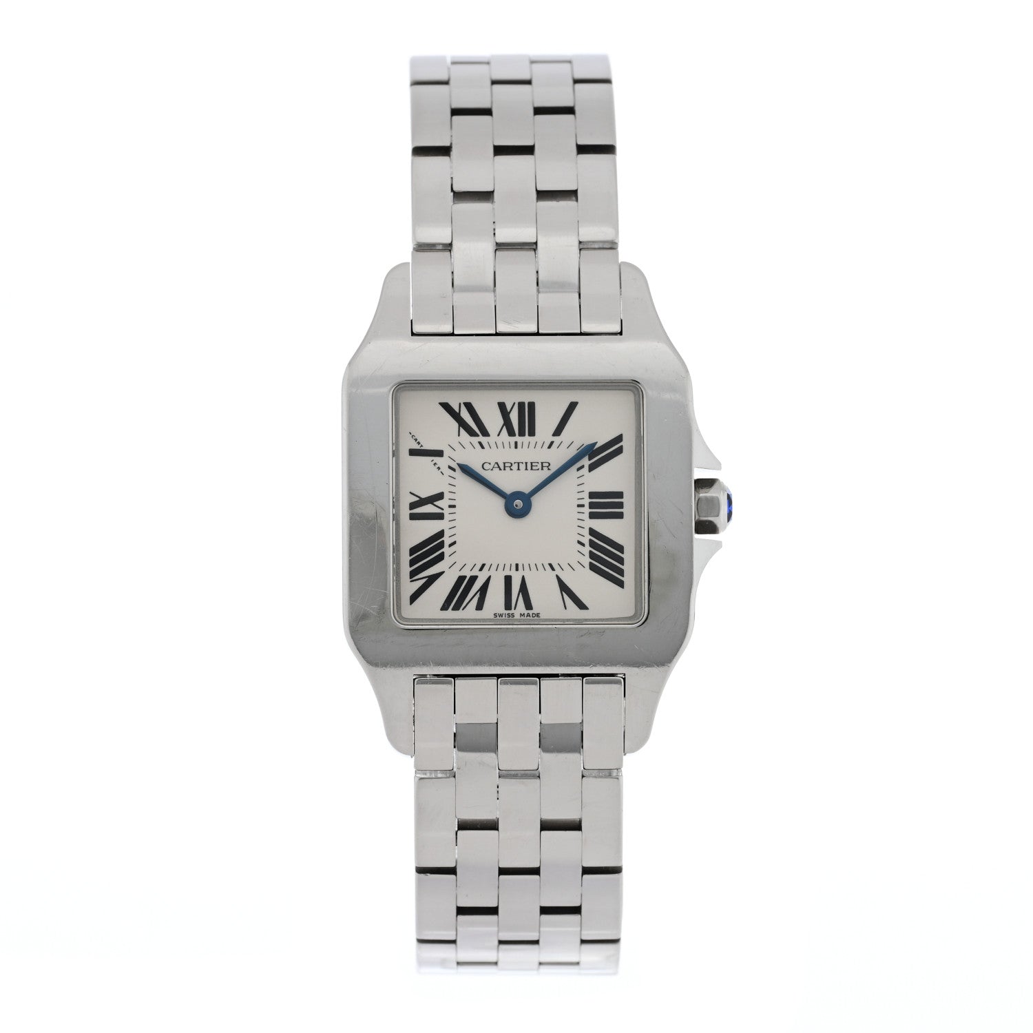Cartier Stainless Steel 26mm Santos Demoiselle Quartz Watch 1 of 4