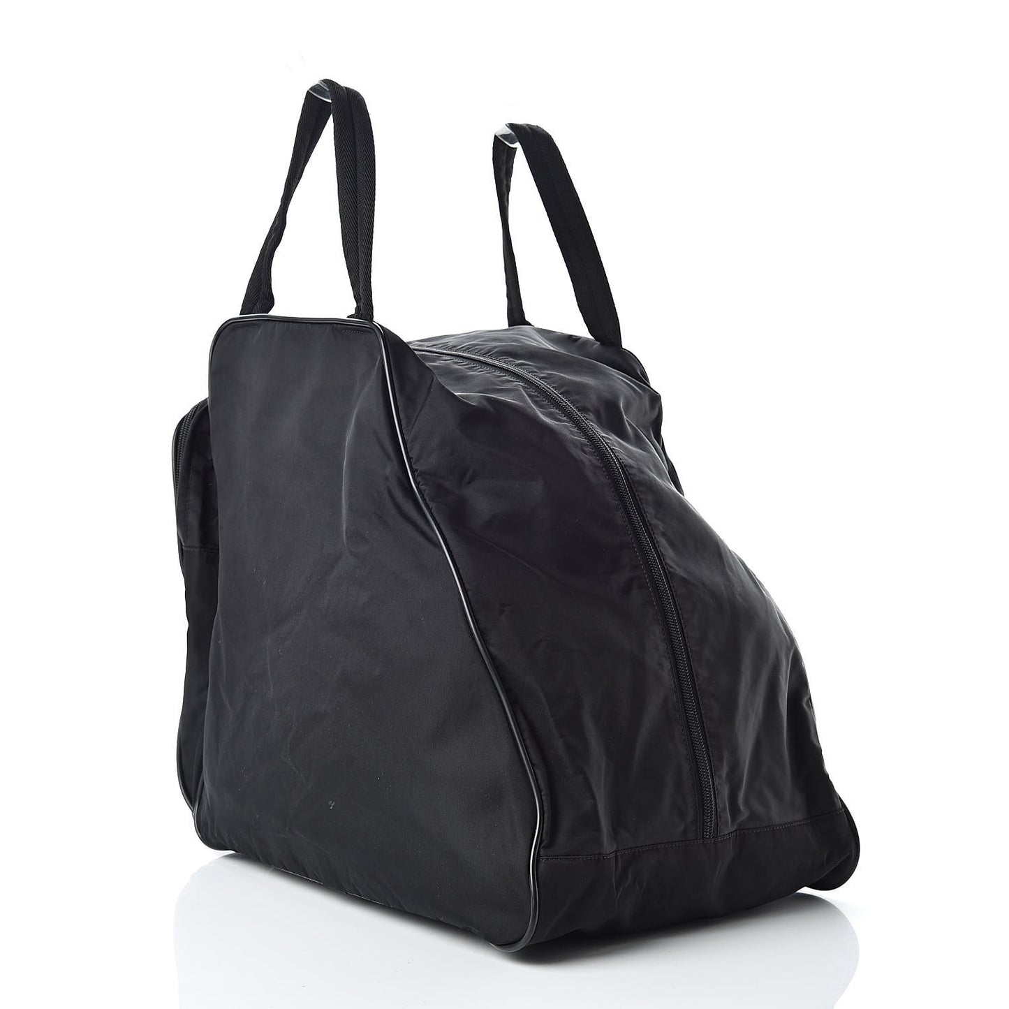 Tessuto Nylon Top Handle Bag Black