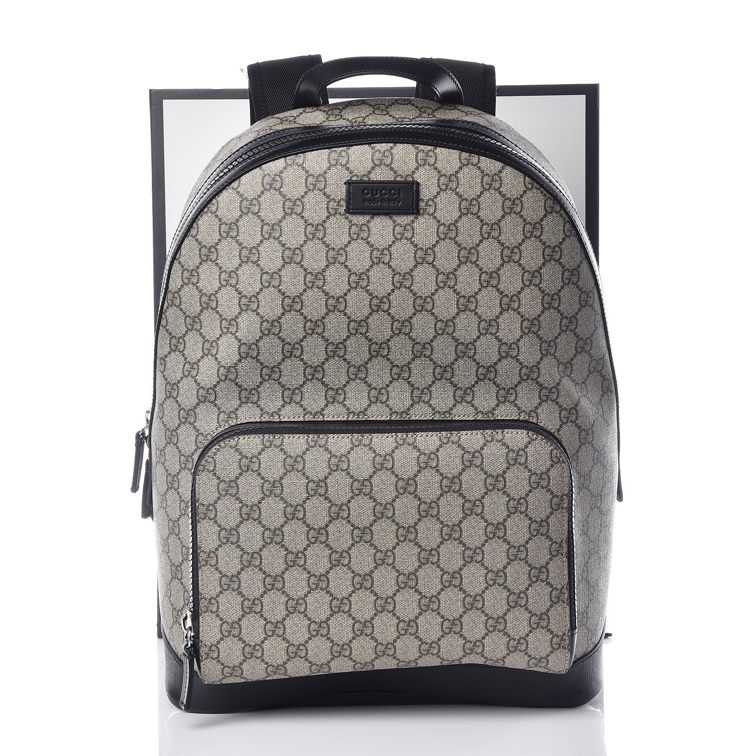 Gucci GG Supreme Monogram Medium Backpack Black 11 of 11