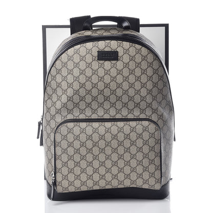 Gucci GG Supreme Monogram Medium Backpack Black 11 of 11