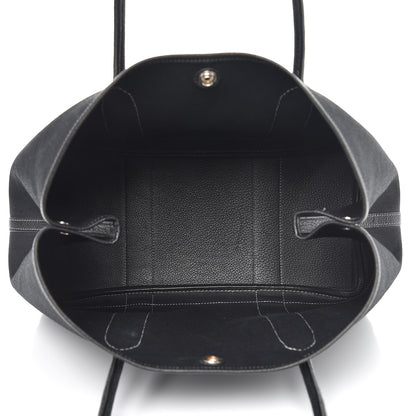 Hermes Toile Negonda Garden Party Tote 36 MM Black 5 of 10