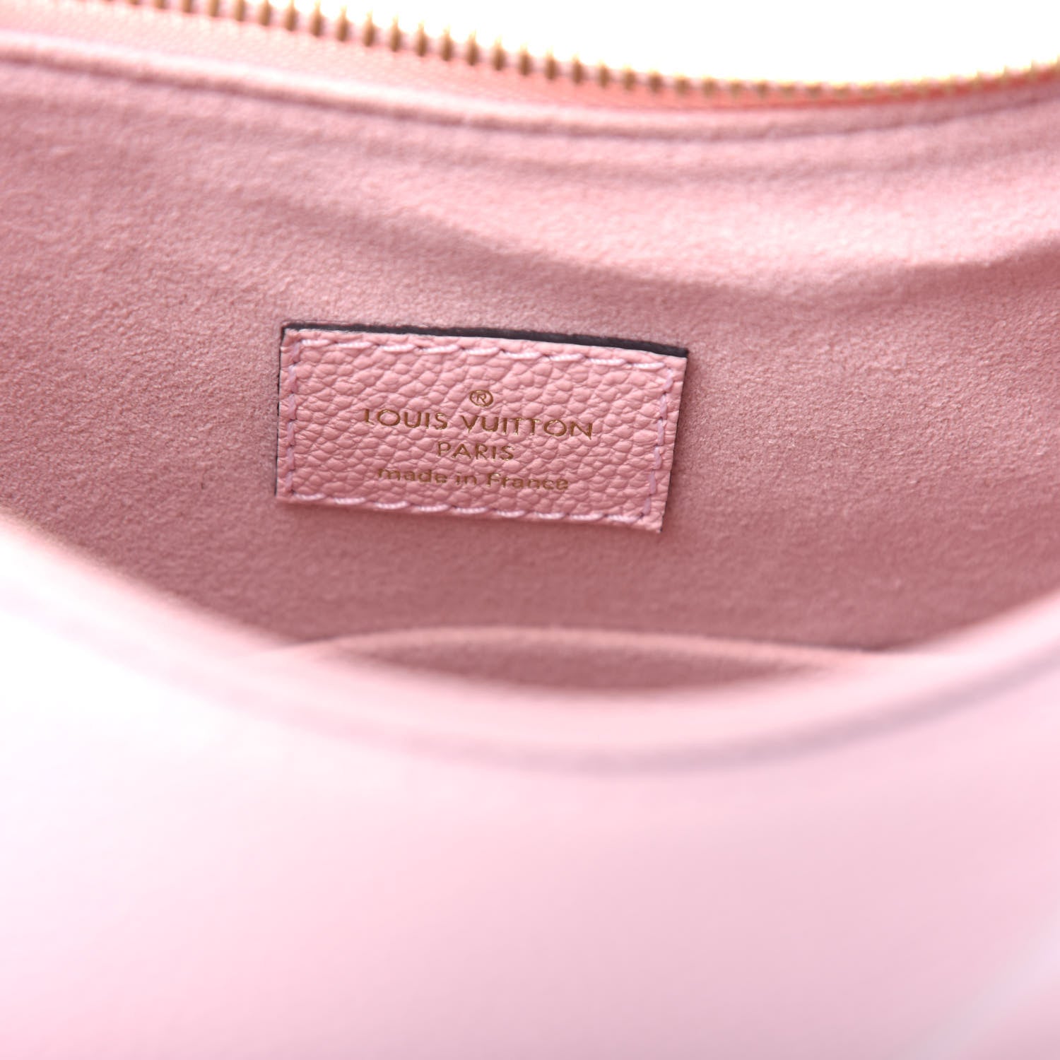 Louis Vuitton Empreinte Monogram Giant By The Pool Marshmallow Hobo PM Bouton De Rose 6 of 9