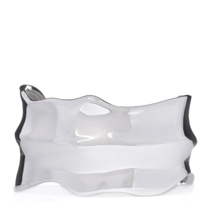 Tiffany Sterling Silver Wide Leaf Cuff Bracelet 1 of 5
