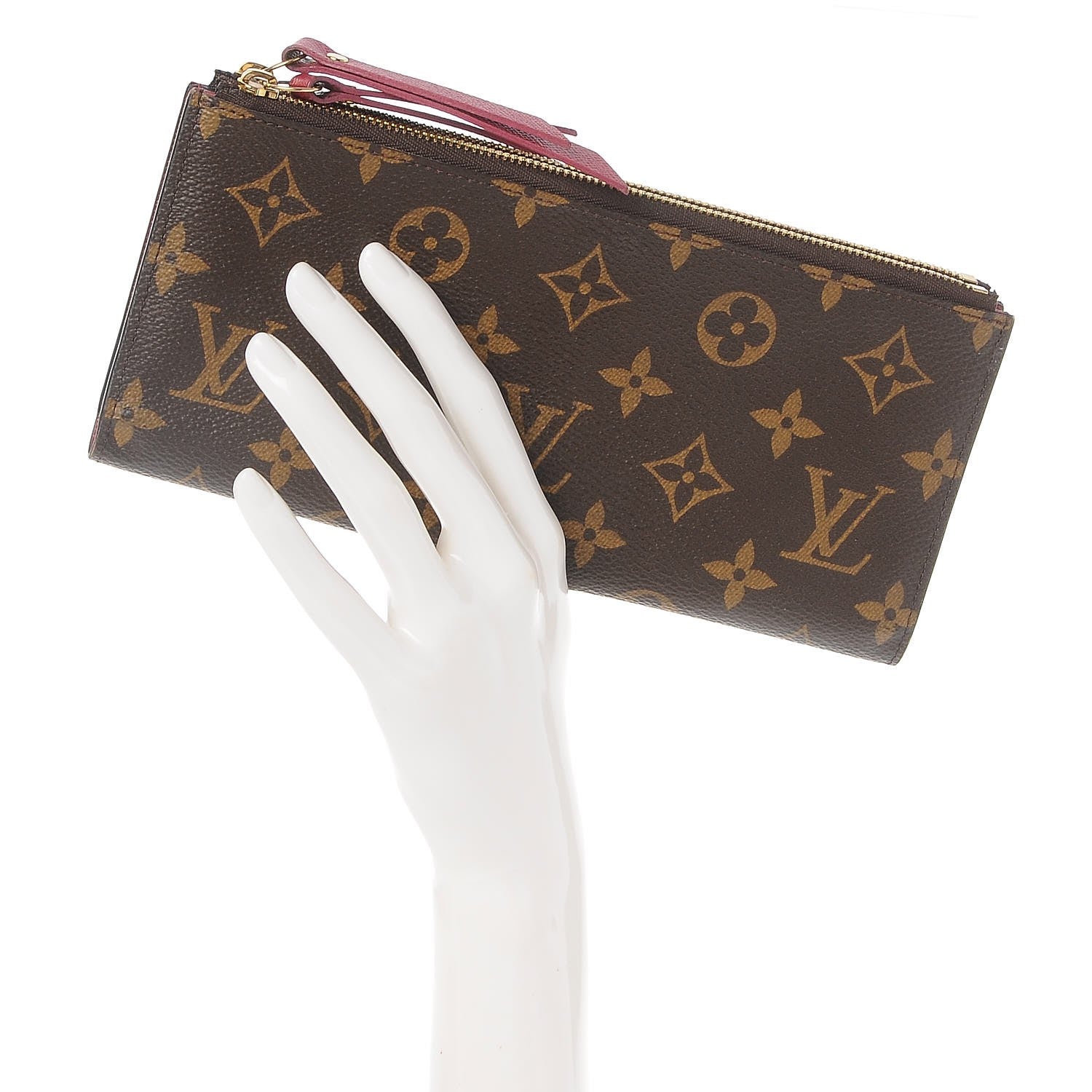 Louis Vuitton Monogram Adele Wallet Fuchsia 2 of 7