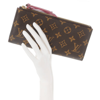 Louis Vuitton Monogram Adele Wallet Fuchsia 2 of 7