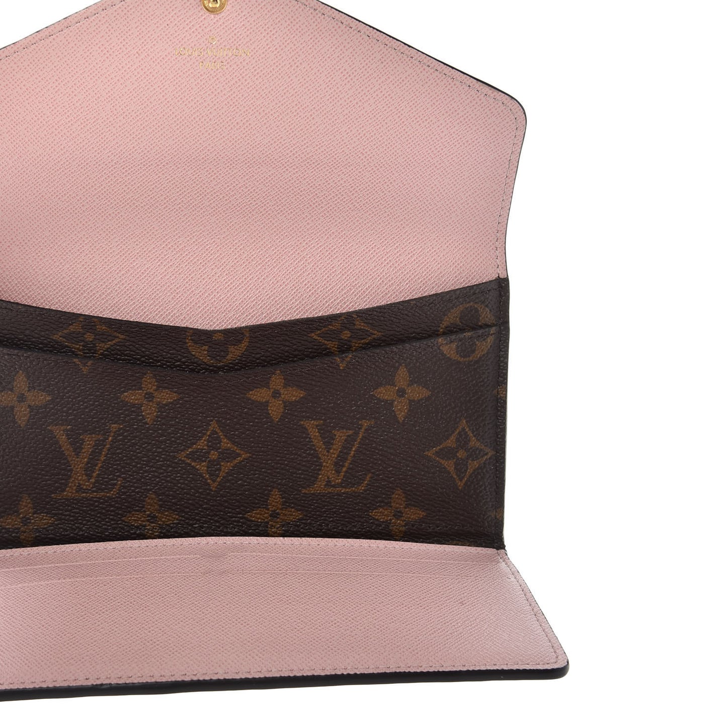 Monogram Josephine Wallet Rose Ballerine