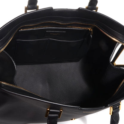 Saint Laurent Calfskin Medium Classic Cabas Y Bag Black 5 of 10