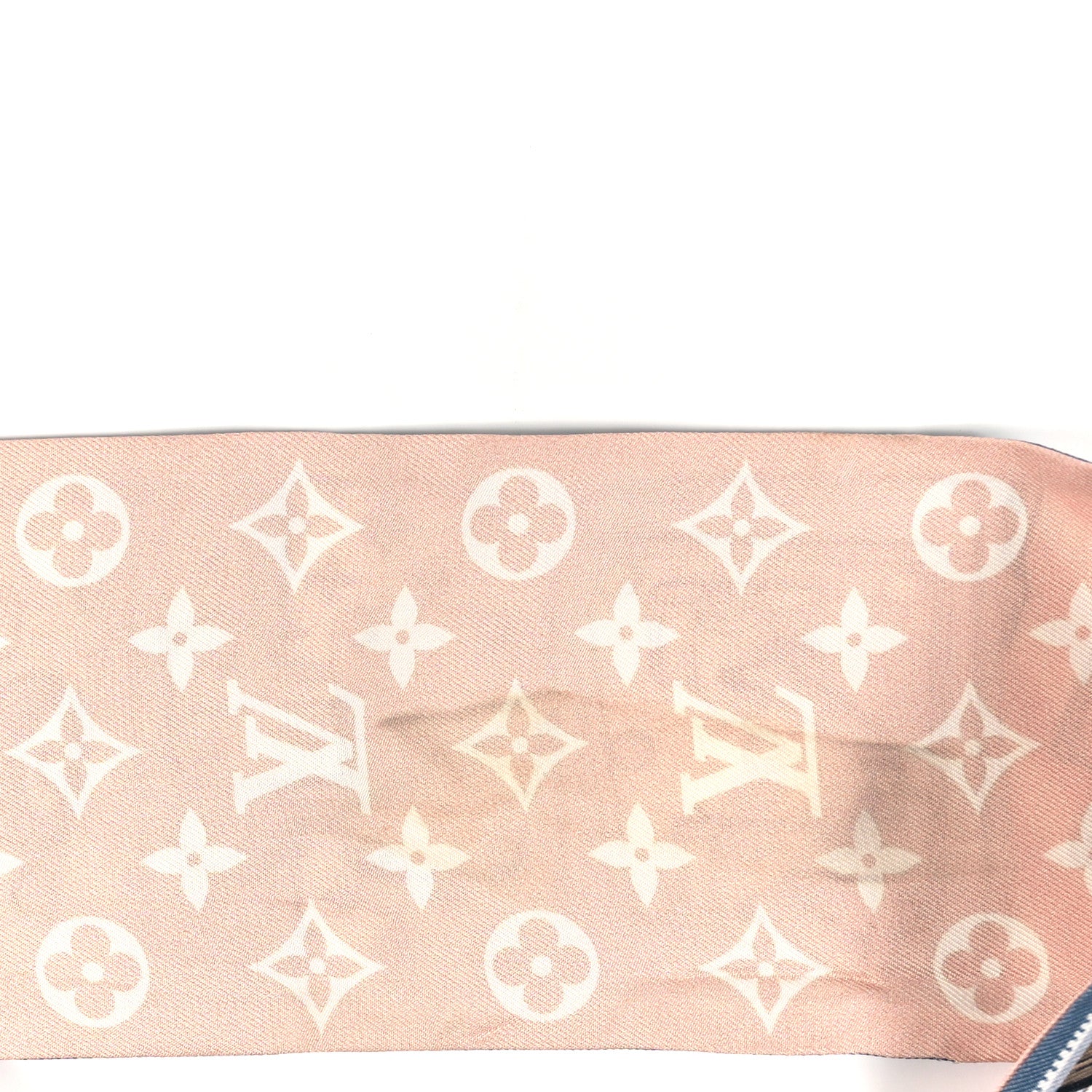 Louis Vuitton Silk Monogram Lock It Bandeau Bleu Glacier 3 of 3