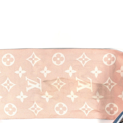 Louis Vuitton Silk Monogram Lock It Bandeau Bleu Glacier 3 of 3