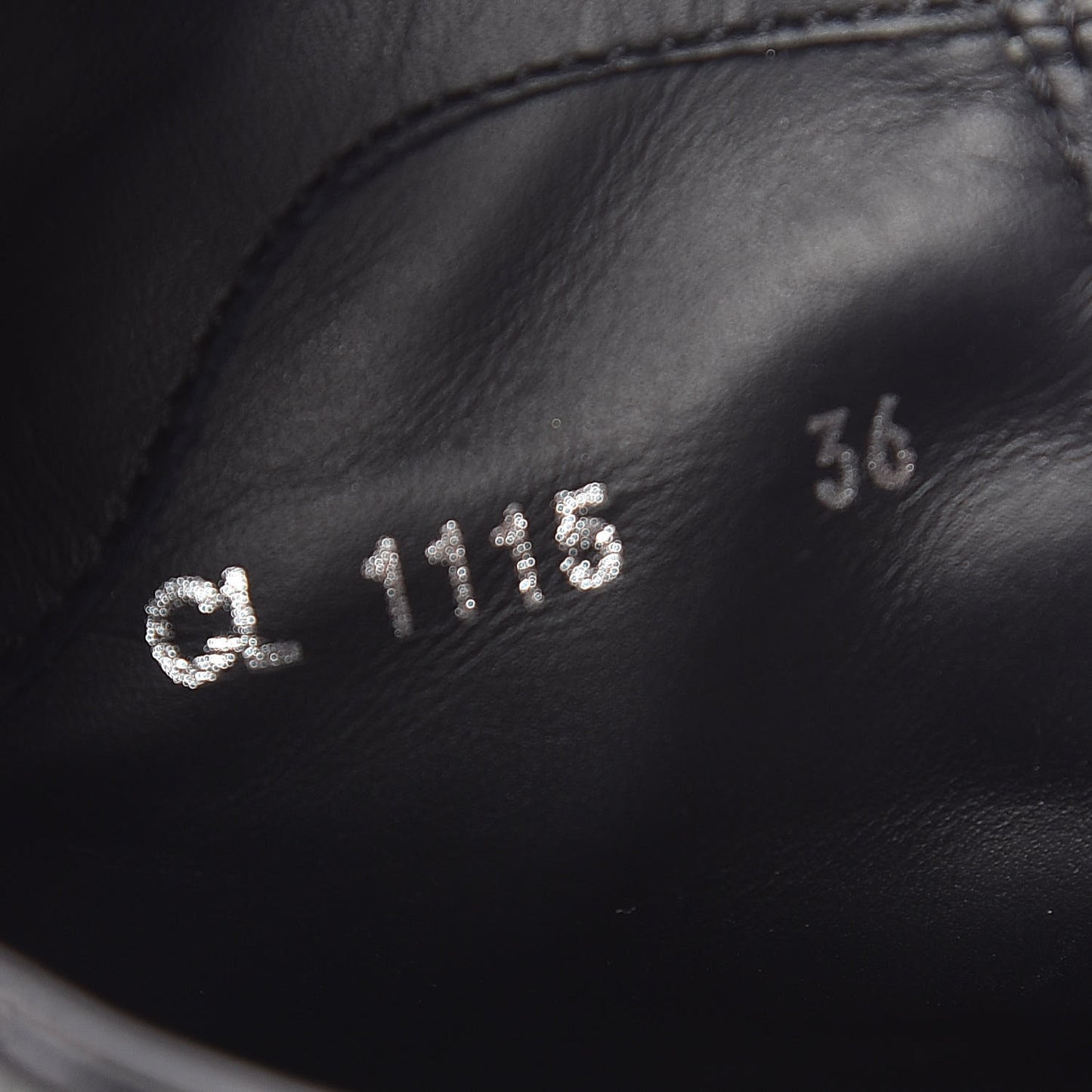Calfskin Monogram Eldorado Desert Boot 36 Black