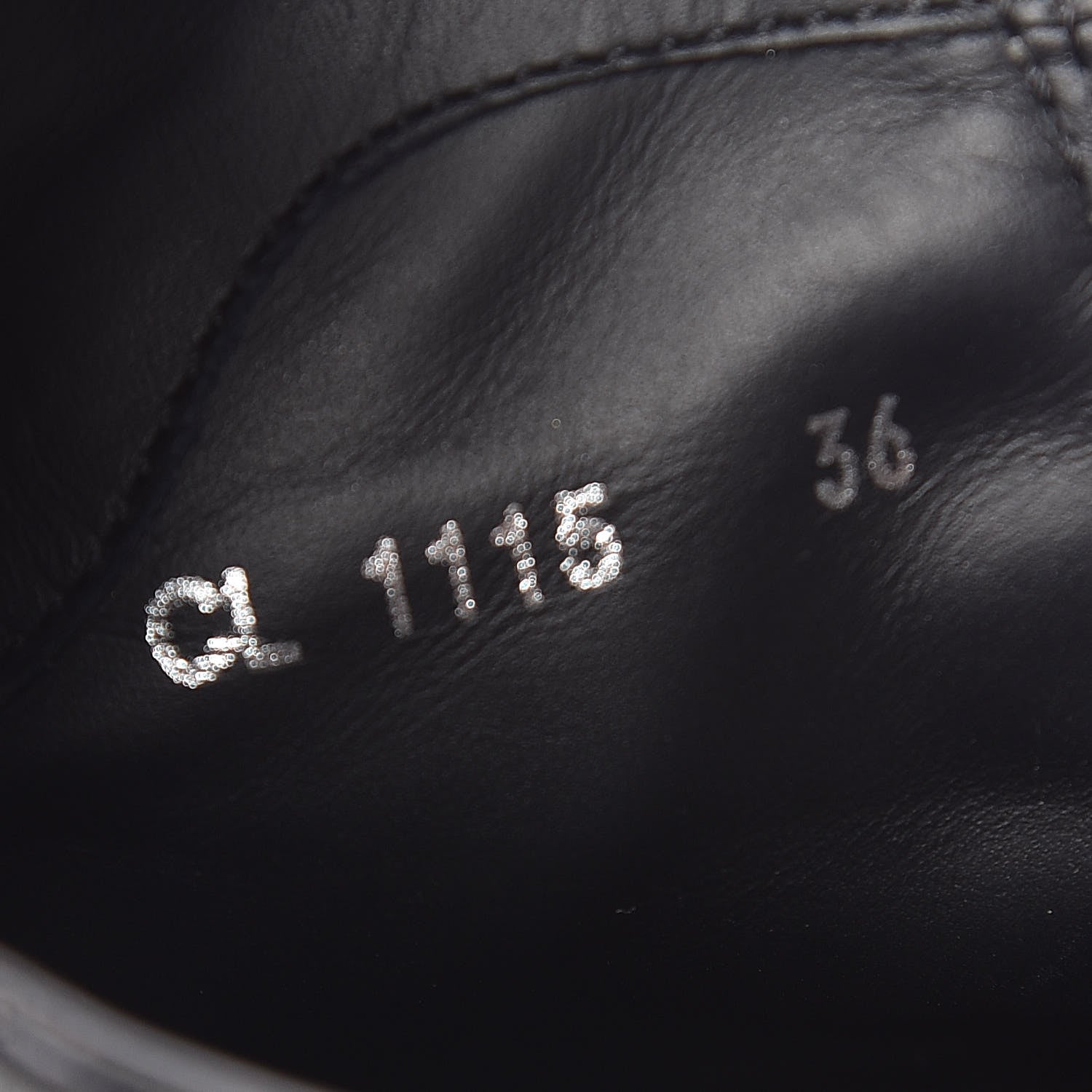 Louis Vuitton Calfskin Monogram Eldorado Desert Boot 36 Black 10 of 11