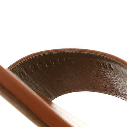 Hermes Heritage Calfskin Baia Sandals 37 Naturel 8 of 10