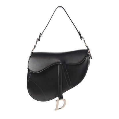 Christian Dior Calfskin Saddle Bag Black 1 of 11